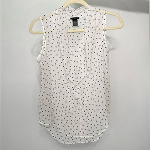 Ann Taylor Polka dot Blouse